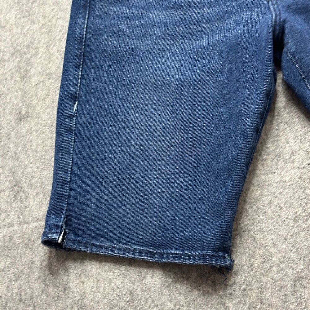 True Religion Denim Shorts Men 36 Blue Ricky Relaxed Straight 12" Jean Bermuda - Picture 5 of 16